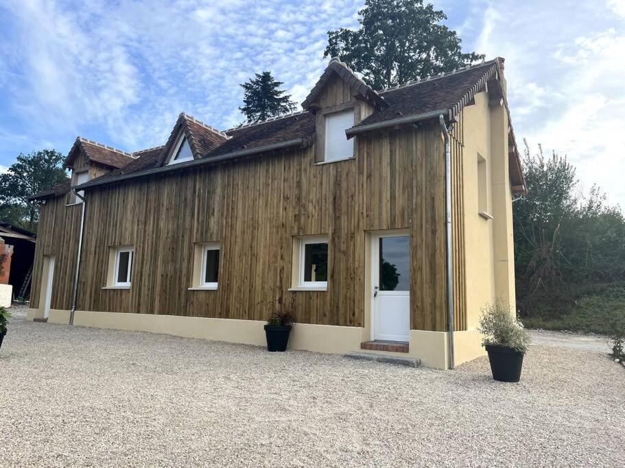 La Maison Du Perche Avec Jacuzzi Saint-Martin-des-Pezerits Bagian luar foto