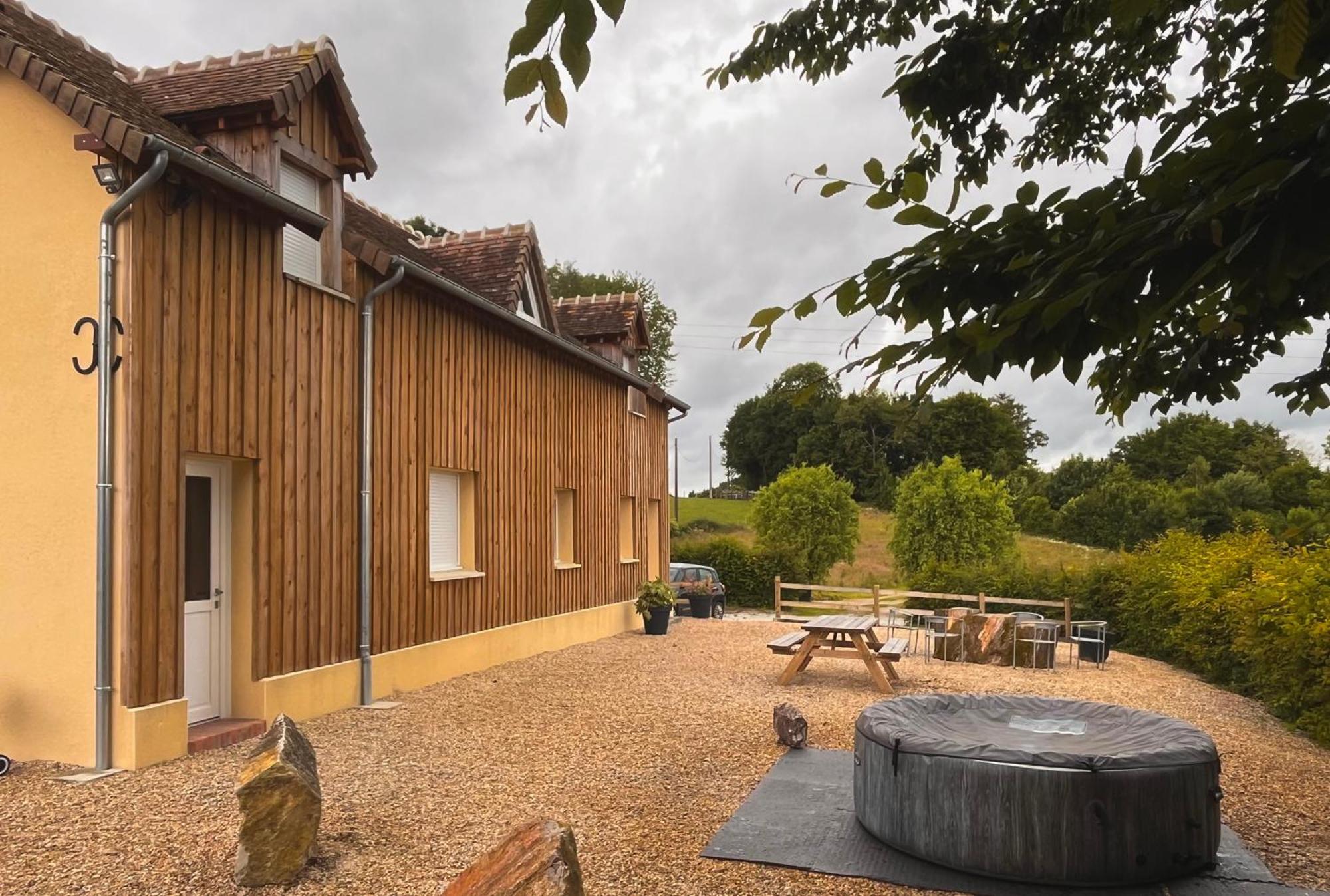La Maison Du Perche Avec Jacuzzi Saint-Martin-des-Pezerits Bagian luar foto